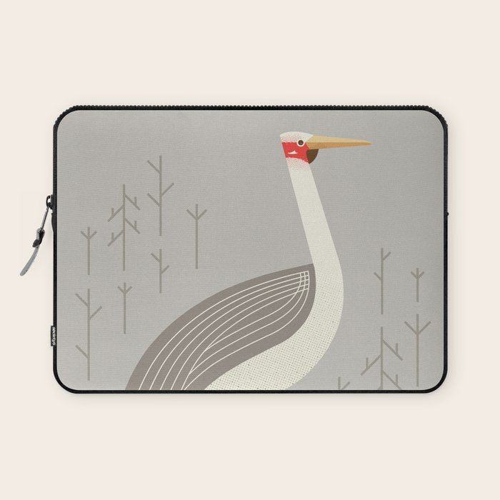 Brolga, Bird of Australia Laptop Sleeve Gallery Image 1