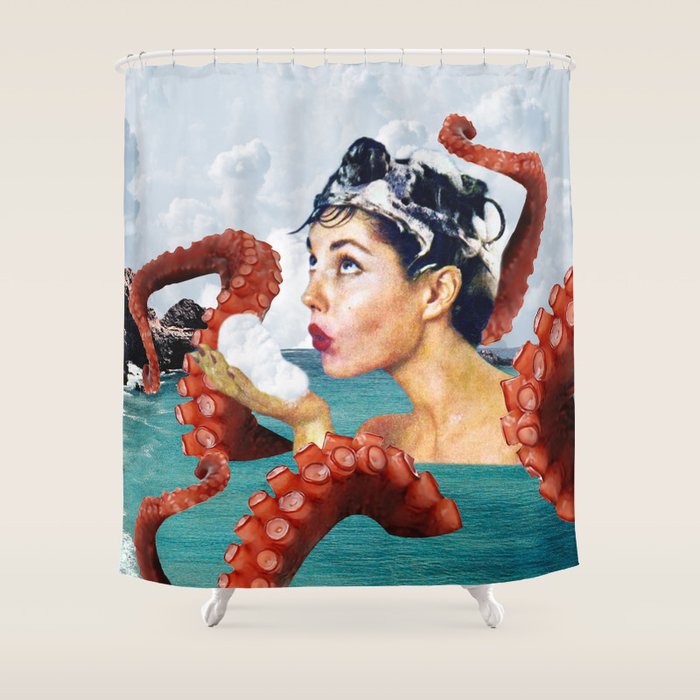 Ursula the Sea Creature Shower Curtain Gallery Image 1