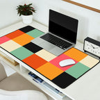 Bold Colorful Checks Pattern - Large XVIII Desk Mat Gallery Image 2