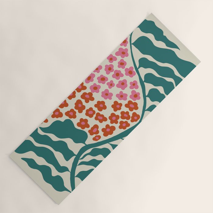 Fern floral farm Yoga Mat Gallery Image 1