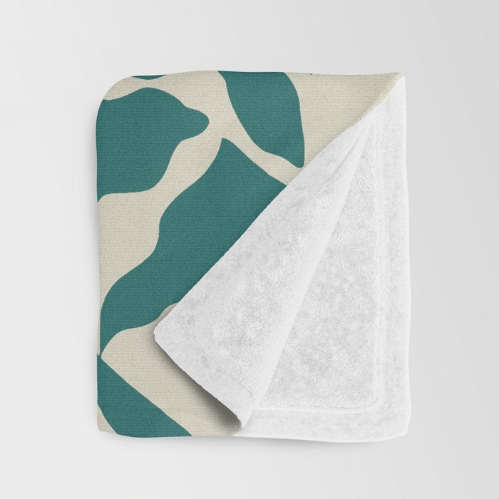 Fern floral farm Throw Blanket Gallery Image 3