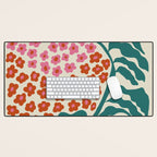 Fern floral farm Desk Mat Gallery Image 1
