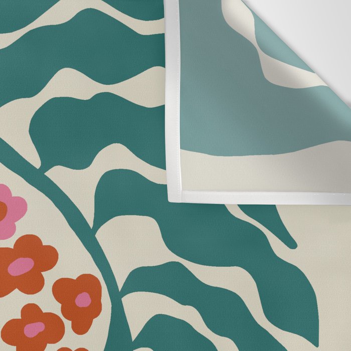 Fern floral farm Wall Tapestry Gallery Image 3