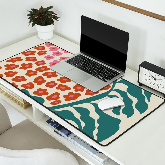 Fern floral farm Desk Mat Gallery Image 2