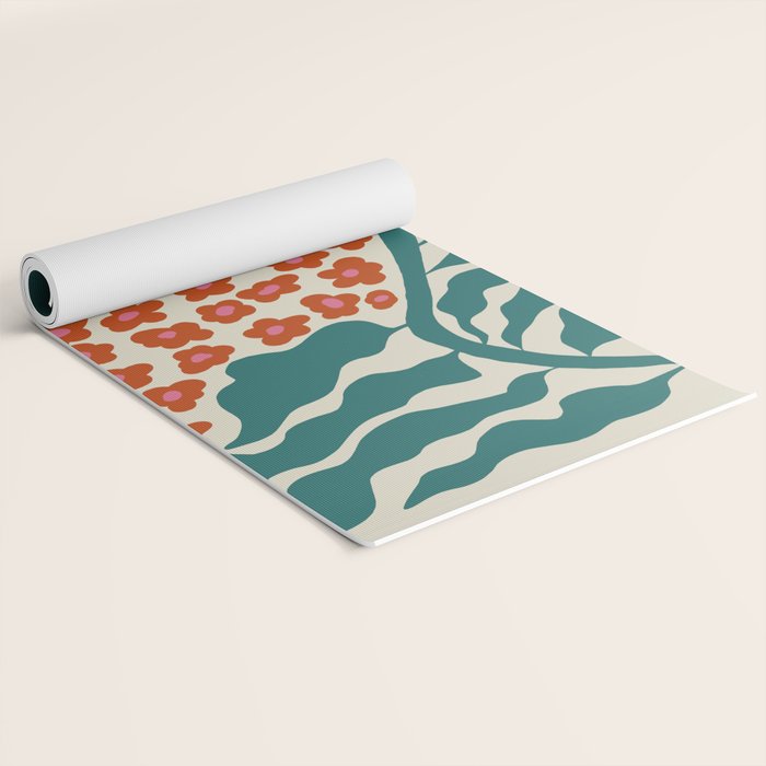 Fern floral farm Yoga Mat Gallery Image 2