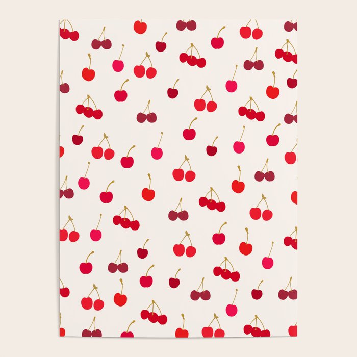 Cherries Pattern Poster Gallery Image 4