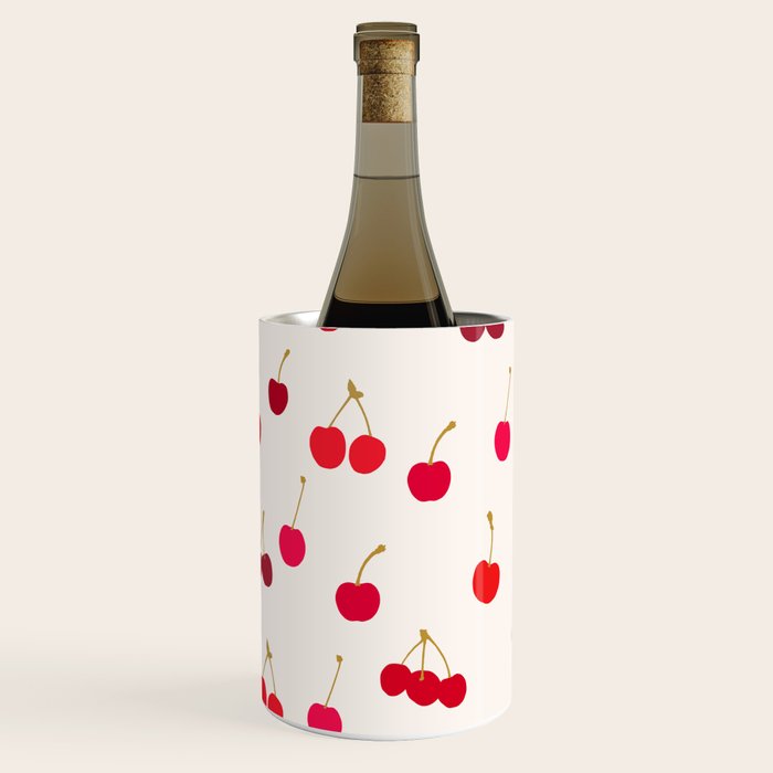 Cherries Pattern Wine Chiller Gallery Image 2