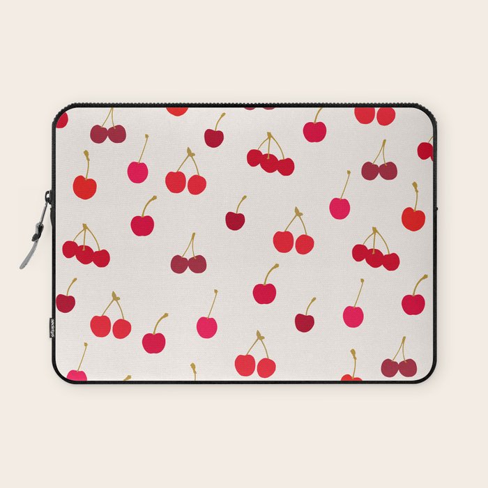 Cherries Pattern Laptop Sleeve Gallery Image 1