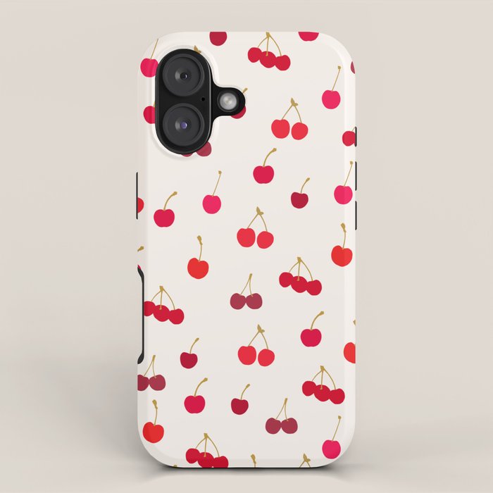 Cherries Pattern iPhone Case Gallery Image 1