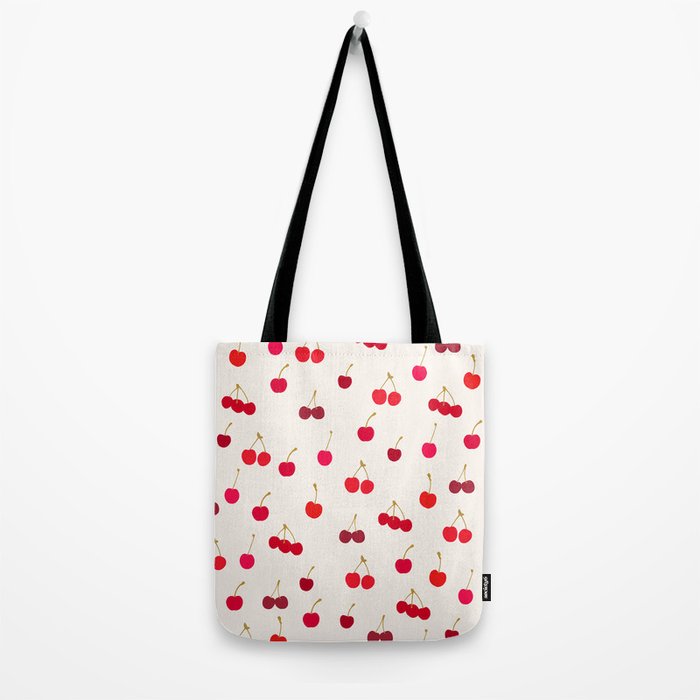 Cherries Pattern Tote Bag Gallery Image 2