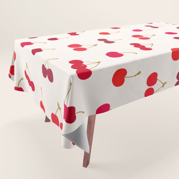 Cherries Pattern Tablecloth Gallery Image 1