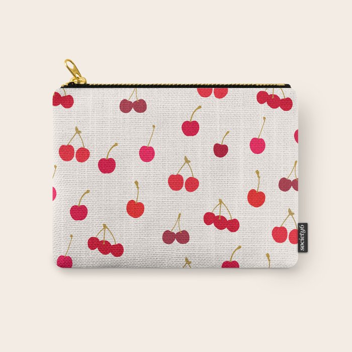 Cherries Pattern Carry All Pouch Gallery Image 1