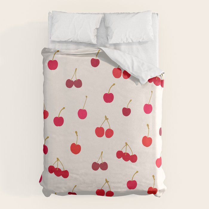 Cherries Pattern Duvet Cover Gallery Image 6