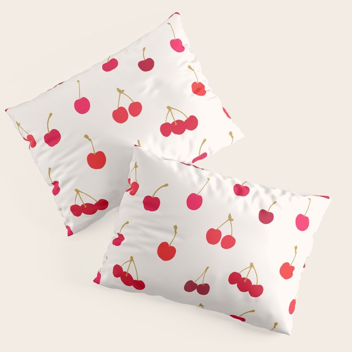 Cherries Pattern Pillow Sham Gallery Image 3
