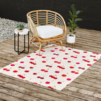 Cherries Pattern Outdoor Rug Gallery Image 2