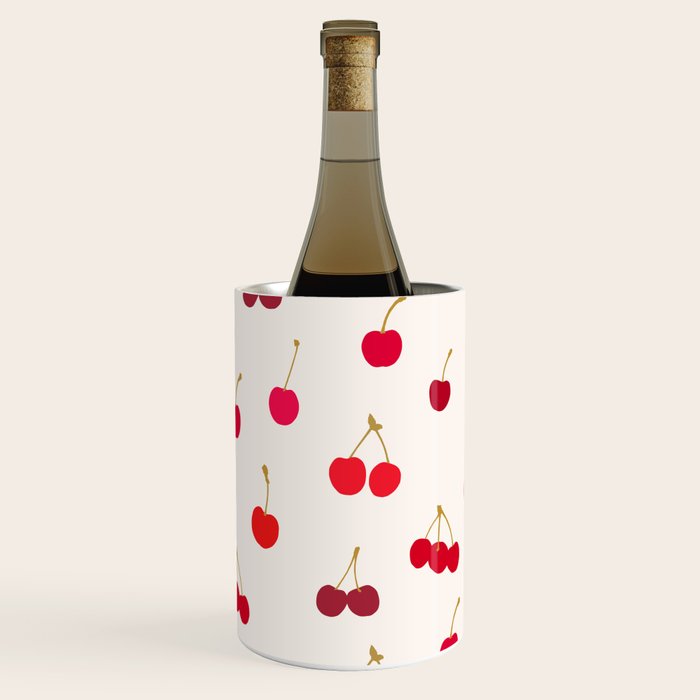 Cherries Pattern Wine Chiller Gallery Image 1