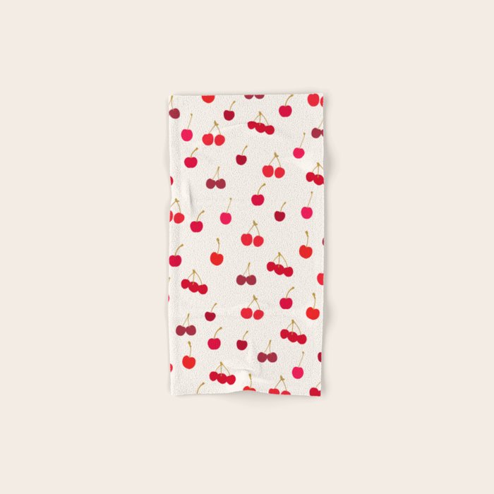 Cherries Pattern Bath Towel Gallery Image 1