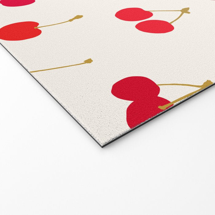 Cherries Pattern Welcome Mat Gallery Image 2