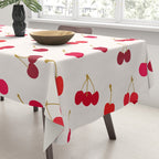 Cherries Pattern Tablecloth Gallery Image 3