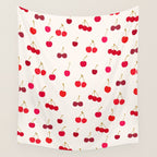 Cherries Pattern Wall Tapestry Gallery Image 4