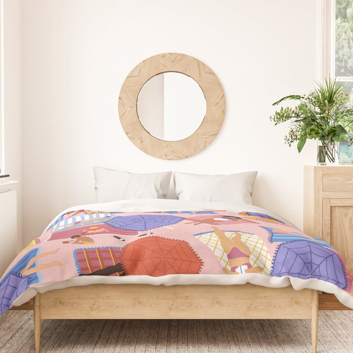 By the beach Duvet Cover Gallery Image 3