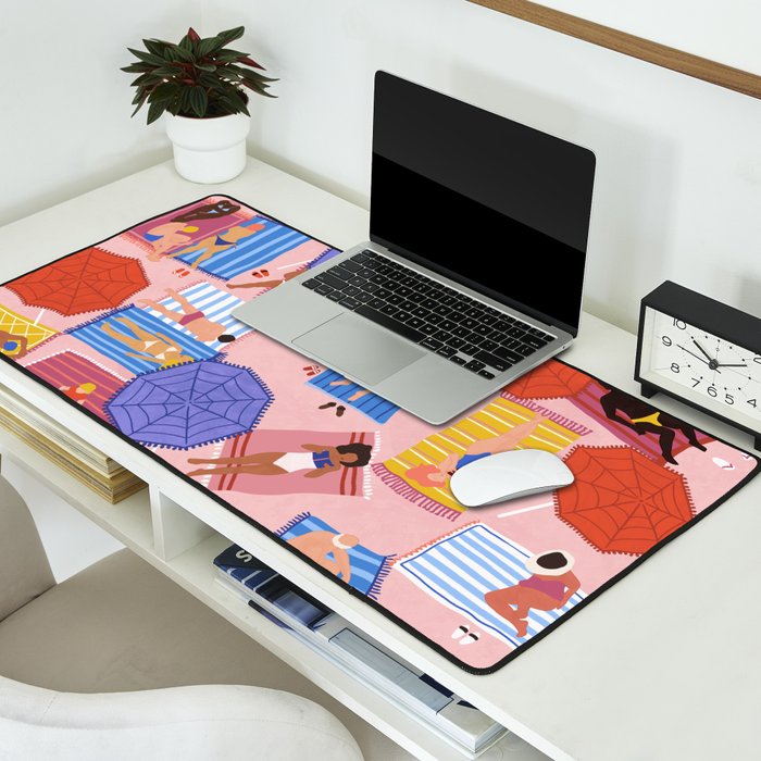 By the beach Desk Mat Gallery Image 2