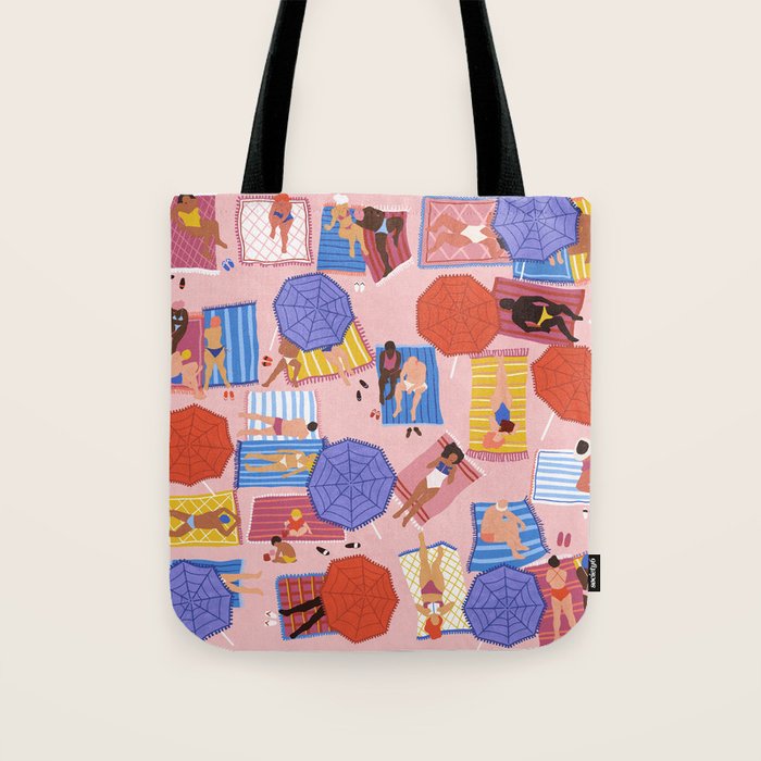 By the beach Tote Bag Gallery Image 1