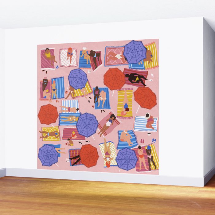 By the beach Wall Mural Gallery Image 2
