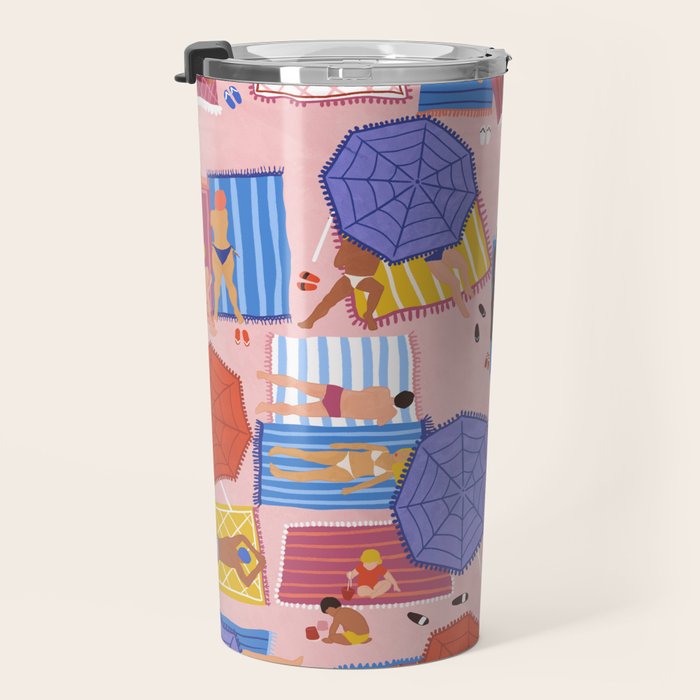 By the beach Travel Mug Gallery Image 3