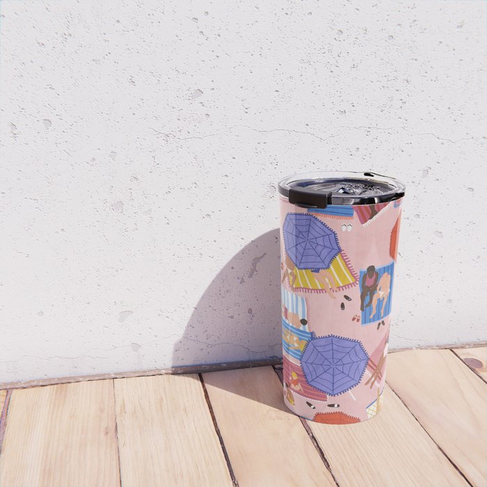 By the beach Travel Mug Gallery Image 4