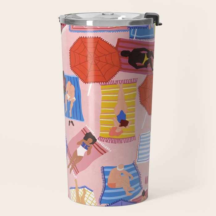 By the beach Travel Mug Gallery Image 2