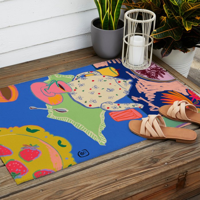 TEA TIME  Outdoor Rug Gallery Image 2