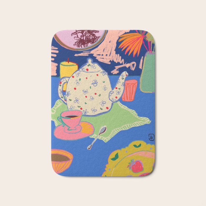 TEA TIME  Bath Mat Gallery Image 1