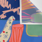 TEA TIME  Wall Tapestry Gallery Image 3