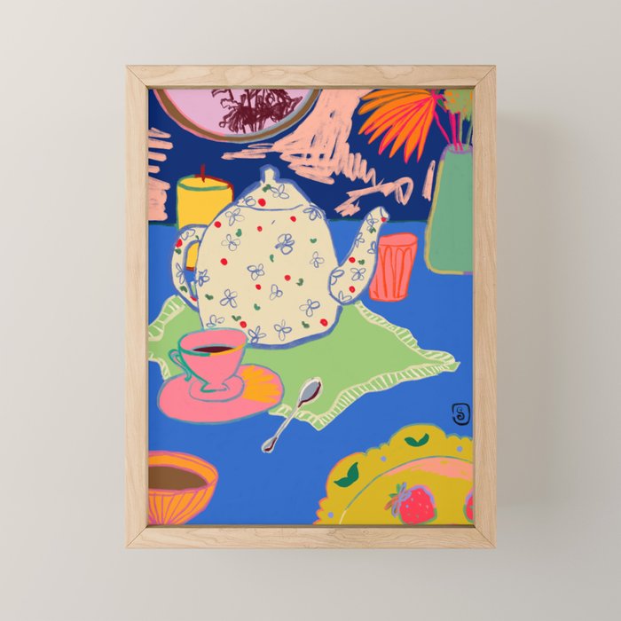 TEA TIME  Mini Art Print Gallery Image 1