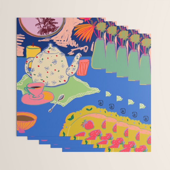 TEA TIME  Wrapping Paper Gallery Image 3