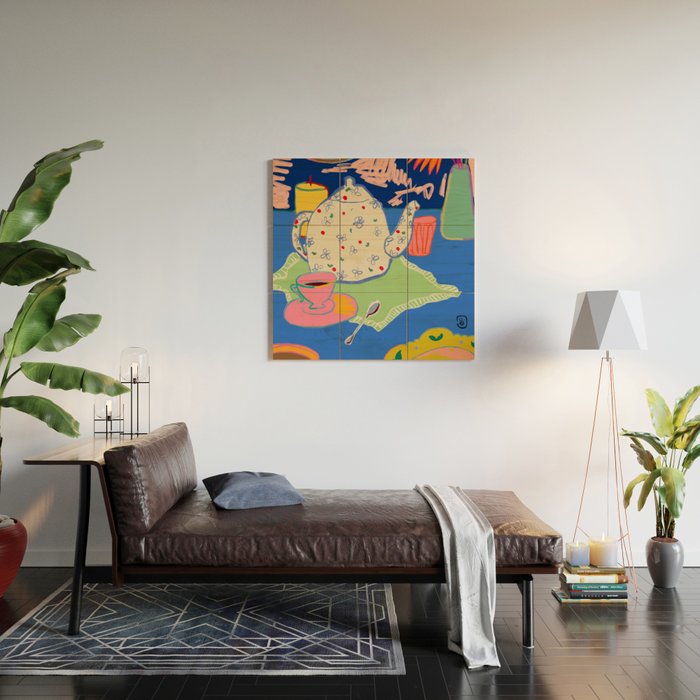 TEA TIME  Wood Wall Art Gallery Image 2