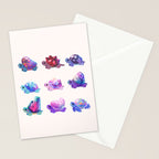 Jewel turtle - pastel Stationery Card Gallery Image 2