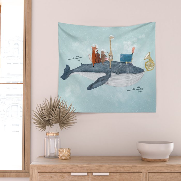 whale song Wall Tapestry Gallery Image 2