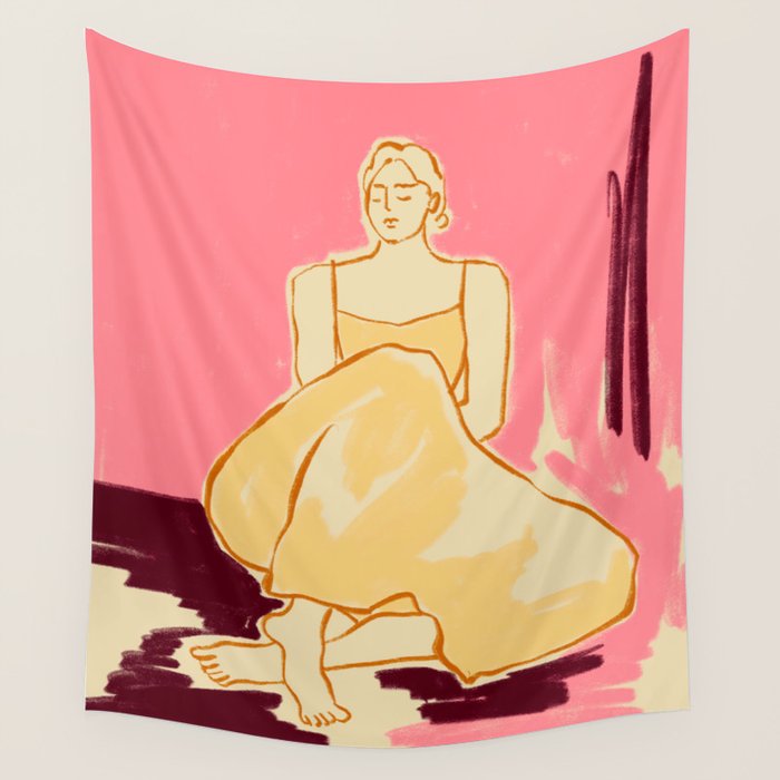 PINK DREAM Wall Tapestry Gallery Image 4