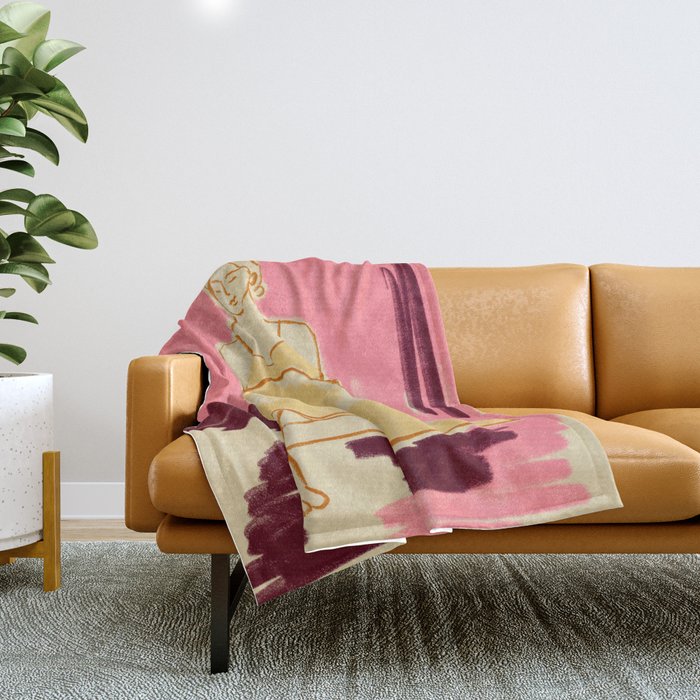 PINK DREAM Throw Blanket Gallery Image 1