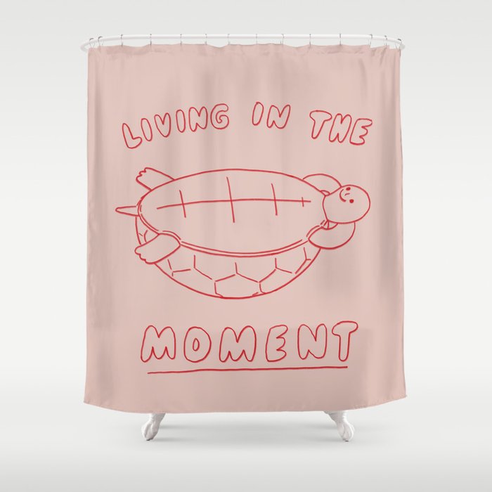 Living in the moment Shower Curtain Gallery Image 1