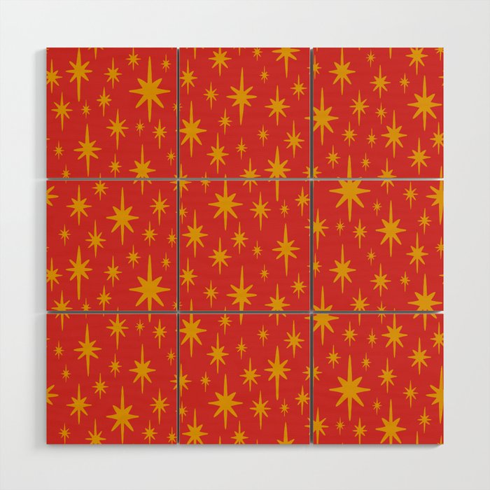 Sparkling Stars Wood Wall Art Gallery Image 1