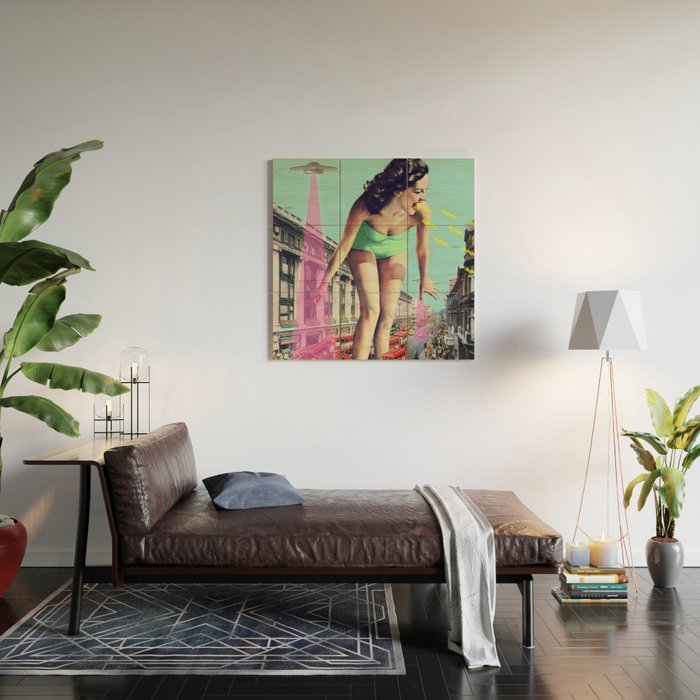 Rush Hour Madness Wood Wall Art Gallery Image 2