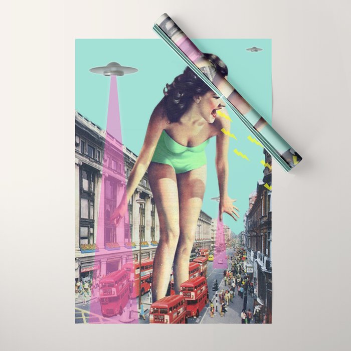 Rush Hour Madness Wrapping Paper Gallery Image 1