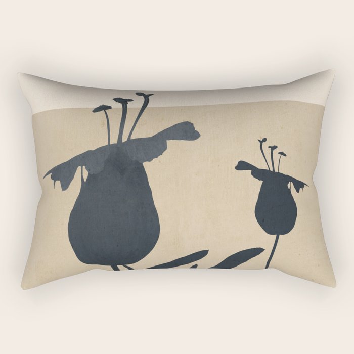 Abstract Art /Minimal Plant 93 Rectangular Pillow Gallery Image 2
