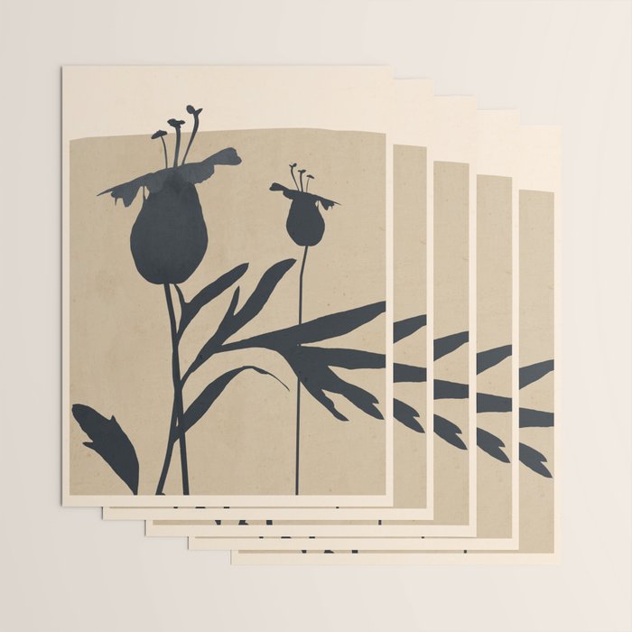 Abstract Art /Minimal Plant 93 Wrapping Paper Gallery Image 3