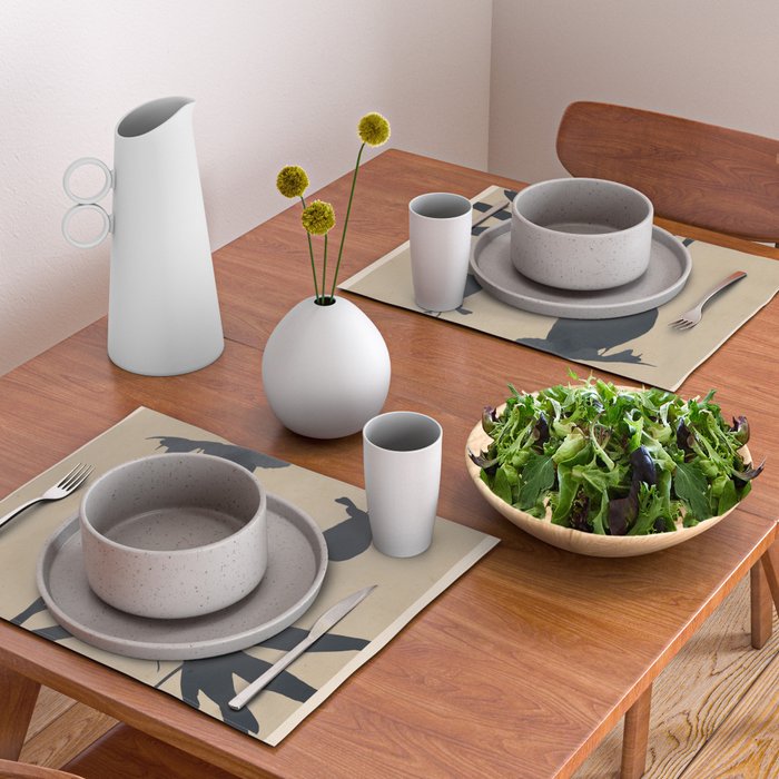 Abstract Art /Minimal Plant 93 Placemat Gallery Image 2