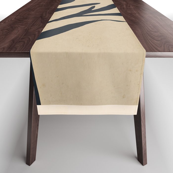 Abstract Art /Minimal Plant 93 Table Runner Gallery Image 1