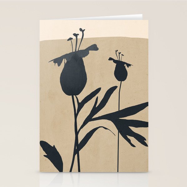 Abstract Art /Minimal Plant 93 Stationery Card Gallery Image 2